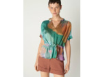 Blouse jasmin malvacea green