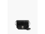 Petit sac bandoulière Rose en cuir froissé