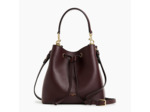 Sac seau Louise en cuir grainé