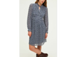 Robe courte imprimé floral bicolore - SHANA