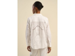 Chemise brodée à manches longues