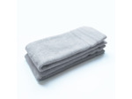 Lot de 2 Serviettes invité DODO MINERAL - Coloris GRIS CLAIR