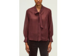 Chemise lavallière imprimé jacquard - AXELLE