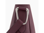 Grand sac hobo Madeleine en cuir grainé