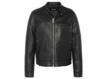 Blouson biker, cuir d'agneau