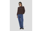 Top Tonio Chocolat en Polyester