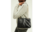 Sac travers en cuir matelassé - LEAH