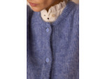 Cardigan LOU en mohair et alpaga