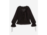Top manche longue a noeud black stone
