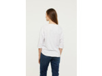 Tee shirt manches tombantes 3/4 avec graph poitrine