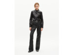 Chemise en cuir noire black