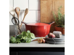 COCOTTE EN FONTE 35 CM COMPATIBLE TOUS FEUX ET FOUR