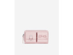 Portfeuille amelia en cuir pink