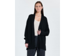 Gilet long noir pailleté