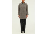 Manteau mi-long à carreaux - LILOU