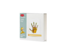 Double cadre photo et empreinte Wood