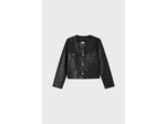 Veste courte en cuir - BURCINE