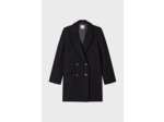 Manteau droit à boutonnage croisé - LIANE