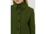 Manteau Madeline Cactus en Laine Froide