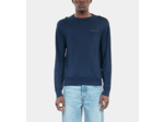 Pull En Laine Mérinos Bleue dark blue