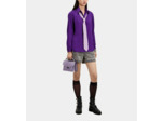 Chemise En Satin De Soie Manches Longues purple