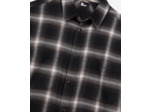Chemise manches longues a carreaux black grey white