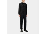 Chemise Jacquard Noire À Palmiers black