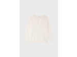 Pull écru ajouré en laine - JULICIA