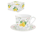 FLEURS ET CITRONS Coffret dejeuner