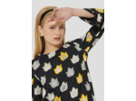 Robe Ruoda Charcoal en Polyester