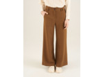 Pantalon large kaki bronze