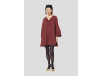 Robe Rolie Bordeaux en Polyester