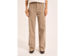 Pantalon coupe large en coton