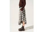 Jupe carreaux gris