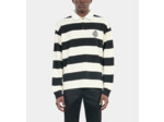 Polo Manches Longues À Rayures Noires Et Blanches black / white