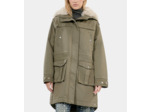 Parka À Capuche Kaki olive night