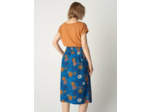 Jupe fleur jeans