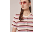 Gilet Gemila Rose en Coton Biologique Ocs
