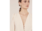 Robe Rolis Ecru en Polyester