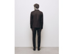 Veste Costume En Laine Poches Rabats burgundy
