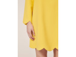Robe Ruoda Jaune en Polyester