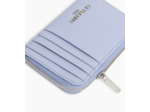 Porte carte large zippé Emile en cuir signature T