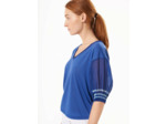 T-shirt bleu indigo