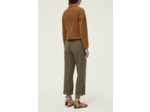 Veste biker en cuir velours - YANN