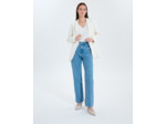 Jean mom baby blue