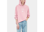 T-Shirt Manches Longues Avec Sérigraphie Rose sweet pink