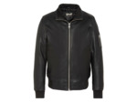 Blouson col montant, cuir d'agneau