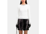 Pull Avec Details De Studs ecru