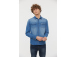 Chemise en jean boutons pressions