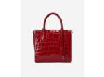 Sac Ming Medium En Cuir Rouge red risk